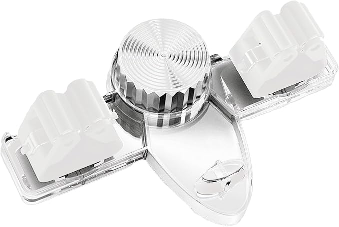 Suction Cup Mop Holder, No Drill Mop and Broom Rack Wall Mounted with Hooks and 2 Clips, Removable Broom Holder Mop Hanger for Bathroom, Kitchen, Office, Utility Room, Laundry, Garage (Clear)