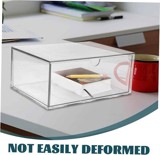 Veemoon Desk Organizer Drawer Type Storage Box Compartment Storage Case for Makeup Stationery and Office Supplies Efficient Categorization Adequate Space and Easy Cleaning