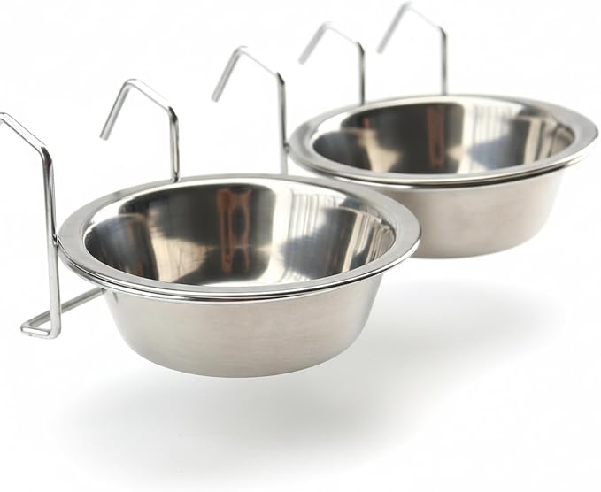 Hanging Bowl Holder for Wire Grids, Metal Dish Stand to Save Floor Space in Storage Units and Organizers (1 Pack)