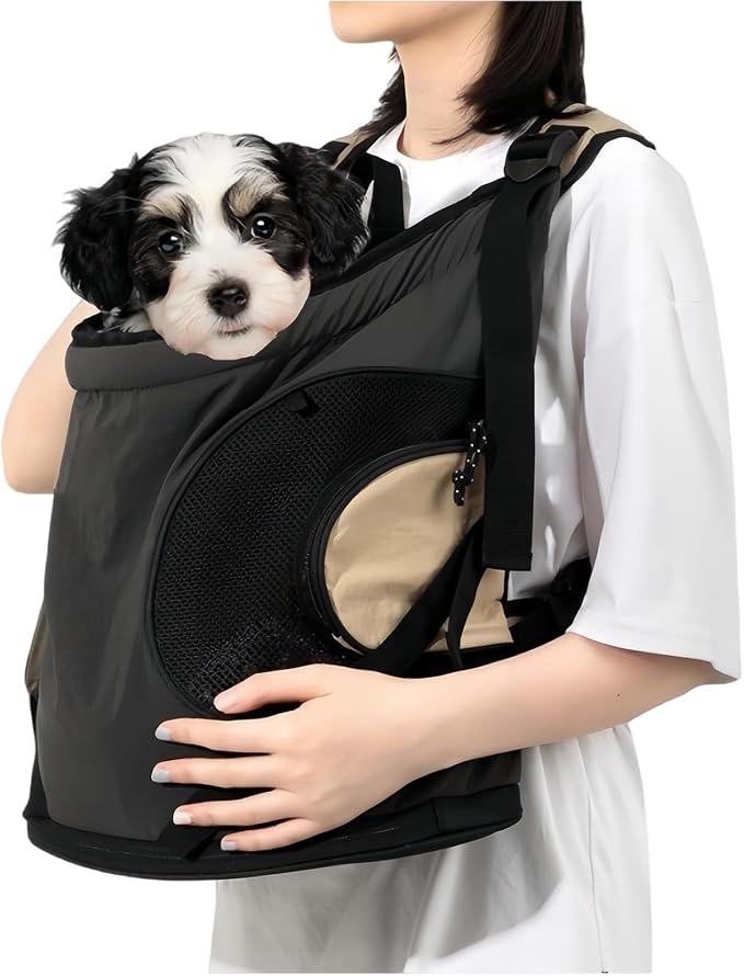 Travel Pet Carriers Bag with Adjustable Strap Breathable Chest Bag for Daily Walking Cats Small Dog Front Carrying Bags