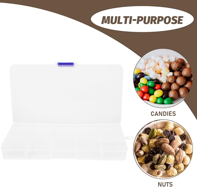 Ipetboom Plastic Container Pet Treats Container Small Box Chew Toys Box for Rabbit Hamster Guinea Pig Chinchilla Bunny Plastic Food Containers