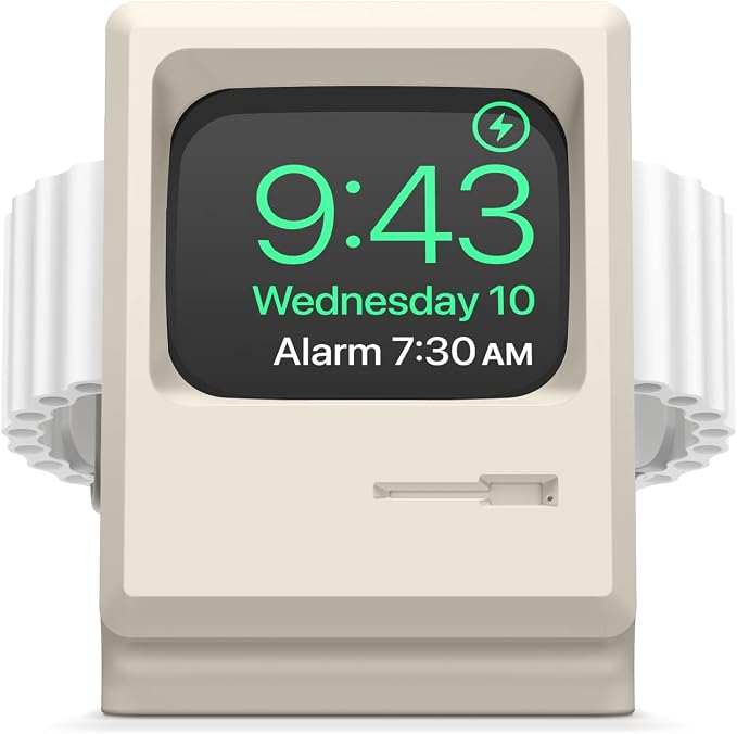 elago W3 Stand for All Apple Watch Series | Ultra3/Ultra2/Ultra/11/10/9/8/7/6/5/4/3/2/1/SE3/SE2/SE1, 49mm, 46mm, 45mm, 44mm,42mm (Classic White)