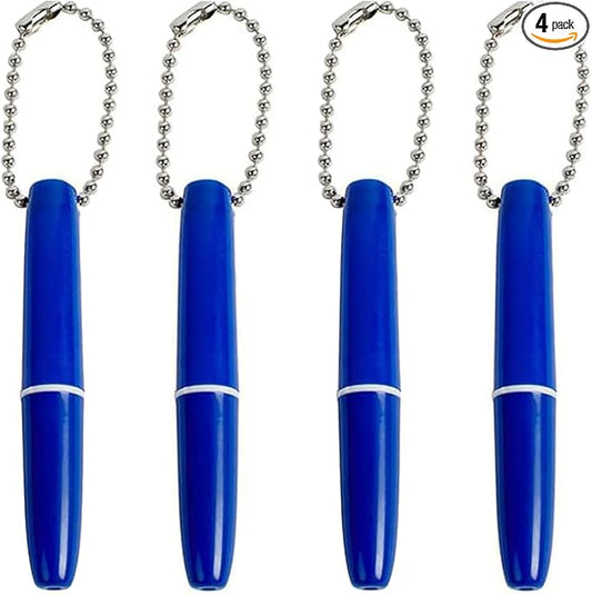 4PCS Reusable Dental Picks Kit Portable Teeth Stain Plaque Remover with Keychain with Keychain Tooth Erasers Tartar Eraser Tool Set for Travel, Pets & Oral Hygiene, Blue