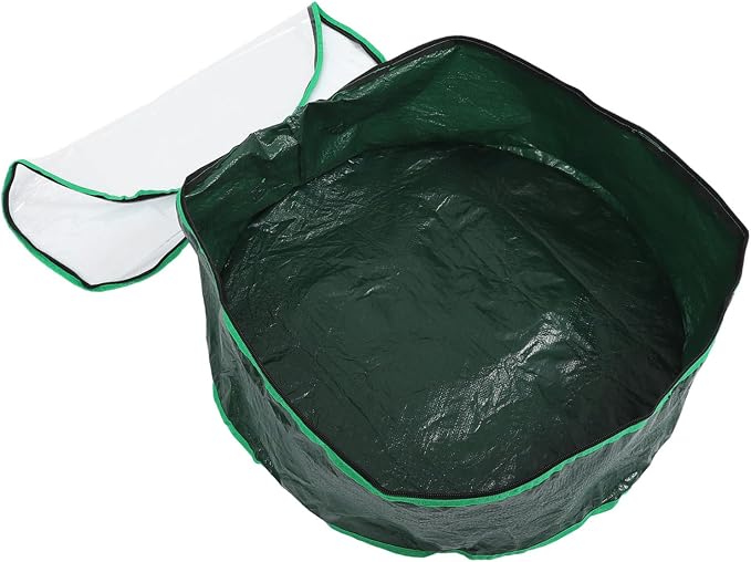 1pc Storage Bag for Wreaths Clear Window Design Container for Holiday Decorations for Christmas Party Supplies Storage