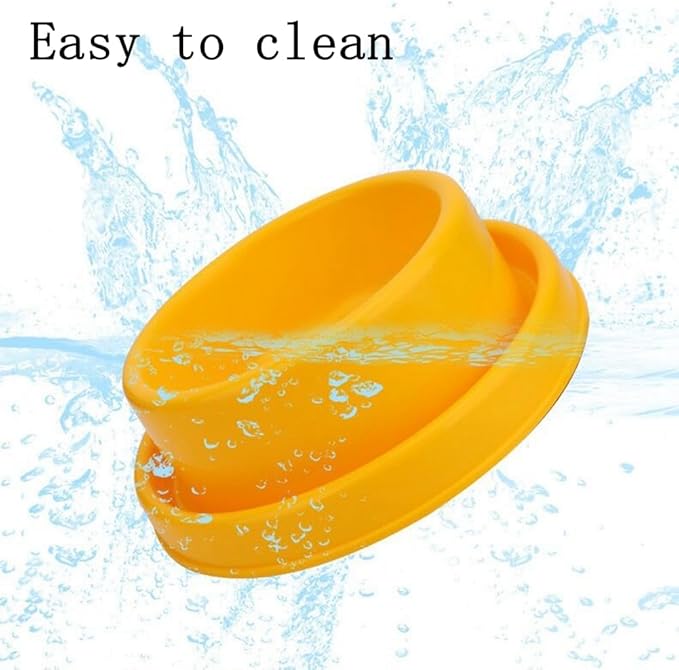 Ants Away Dog Bowl Cat Puppy Food Bowls Round No Spill Eating Feeder for Small Animals Blue S
