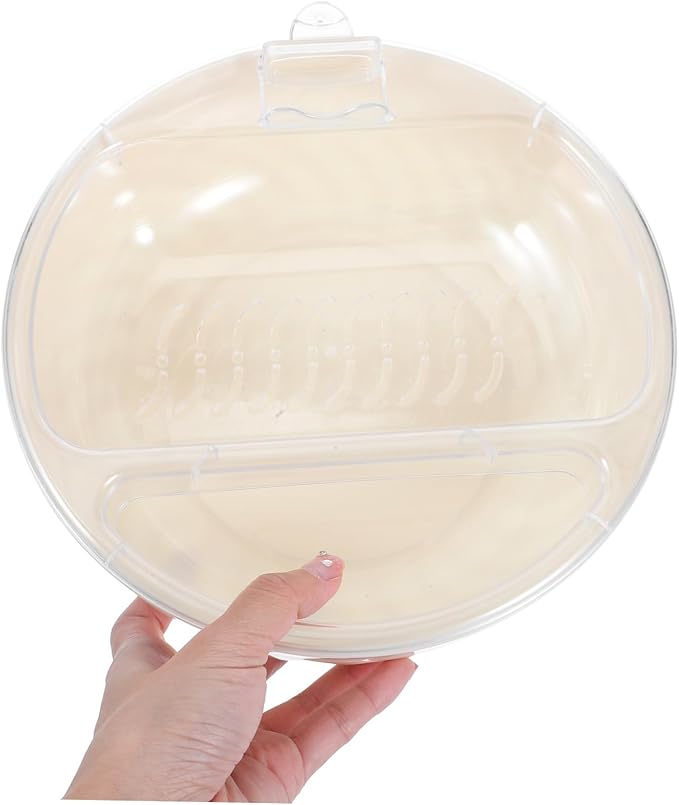 LABRIMP Double-layer Fruit Storage Bowl with Phone Stand Snack Organizer for Countertop for Dry Fruits and Pistachios Easy to Clean and Space-efficient Design