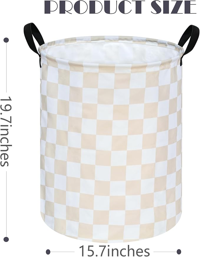 MAIZMZ Girls Laundry Basket Foldable Home Storage Basket Kids Hamper,Toy Box Canvas Organizer Bins for Home/Dorm/Kitchen/Pet/Office/Closet/Shelf/Gift Baskets