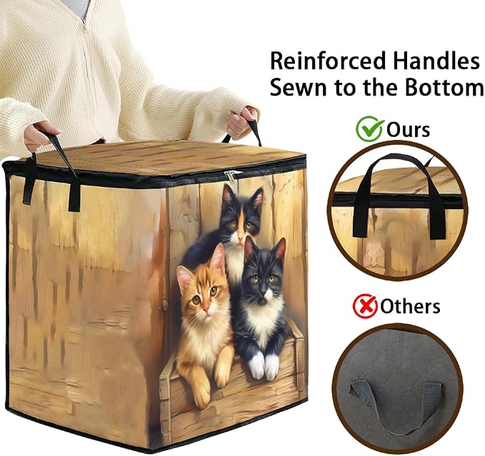 2pcs blanket storage bag for under bed,closet organizers 95L | clothing sweater sheet bedding comforter duvet quilt pillow toy storage bags with lids,dorm room essentials for containers