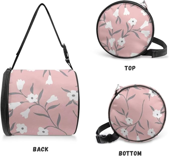 Floral Hanging Paper Towel Roll Holder with Adjustable Strap Water Resistant Toilet Tissue Roll Dispenser Farmhouse Handy Toilet Paper Cover Storage Holder