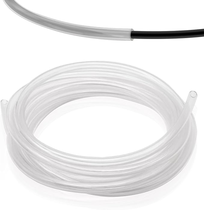 Cord Protectors from Pets No Chew - Heavy Duty Wire Cover & Transparent Cable Sleeve (1/2in Dia, 30ft Length, 2mm Thick) - Puppy Proof Cord Covers for Electrical Wires, TV Cables, Chargers (30FT)