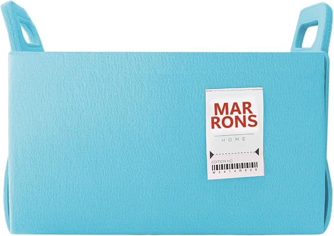 Collapsible Felt Storage Bin (SKYBLUE, MEDIUM)