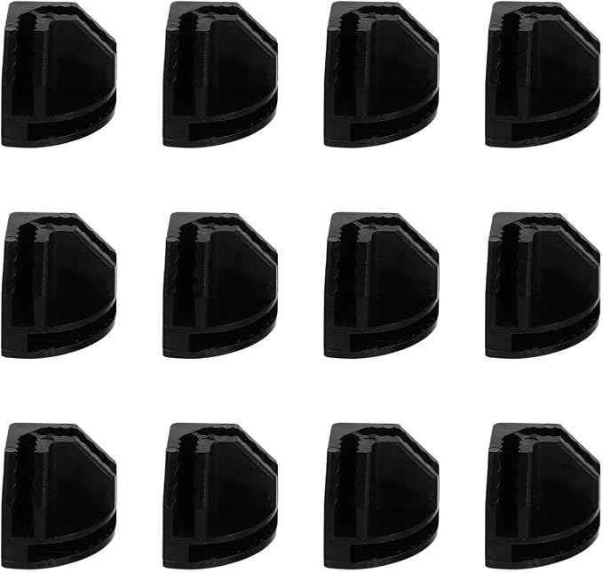 100Pcs Wire Cage Buckle Clips Plastic Connectors for Rabbit Pet Cages Wire Cube Organizer Storage Buckles(Black)