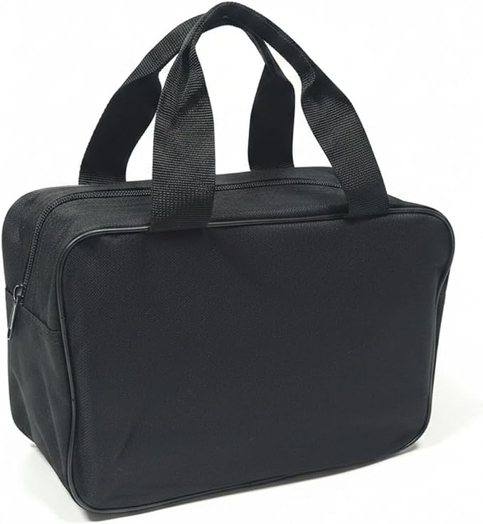 Oxford Cloth Storage Bag, Structured Packing Organizer for Travel Gear and Toiletries, 11.8 x 4.3 x 7.9 Inches (1 PC)