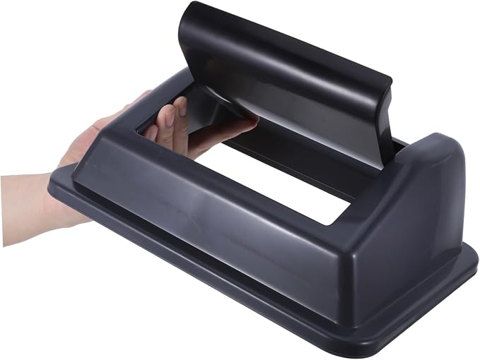 OSALADI Plastic Swing Lid Replacement for 10l Waste Bin, Rectangle Garbage Can Cover and Hygienic Maintenance, Suitable for Public Areas and Pet Food Storage