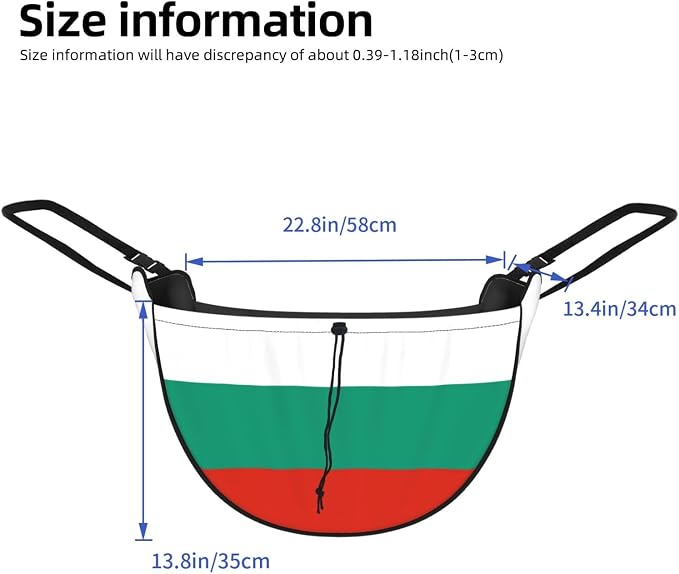 Flag of Bulgaria Car Seat Organizer-Backseat Storage Bag for Travel | Waterproof Durable. Holds Snacks Gear Essentials. Fits Most Cars.