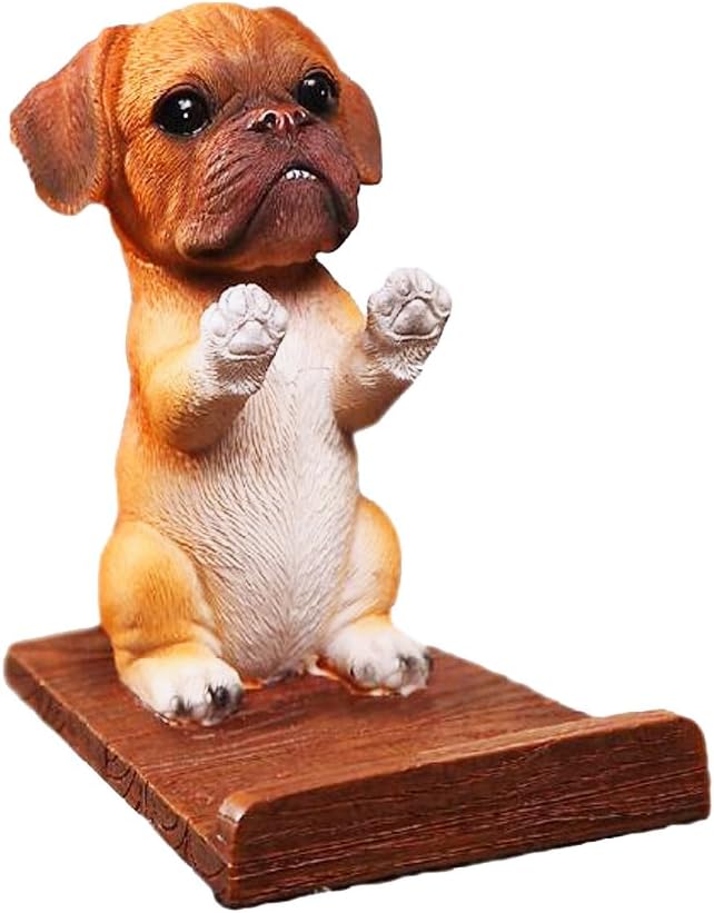Puppy Dog Cell Phone Stands Pet Smartphone Holder for Desk Saint Bernard
