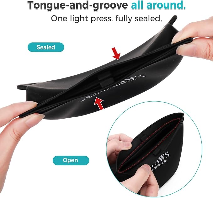 Silicone Dog Treat Pouch with Poop Bag Holder,Waterproof Magnetic Close Sealable Fanny Pack with Adjustable Waist Belt, Pet Puppy Training Essentials, One-Handed Opening with Press & Magnetic (Black)