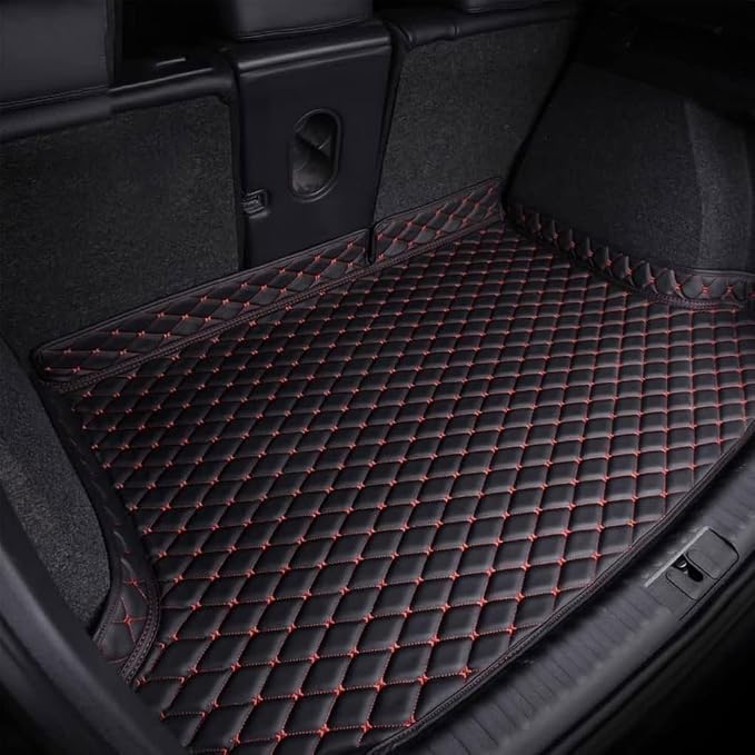 Cargo Liner Models Custom for 2025+ Nissan Kicks SV/SR, Fit All Weather Trunk Mat Waterproof Rear Cargo Carpet Heavy Duty Cargo Tray Black Red