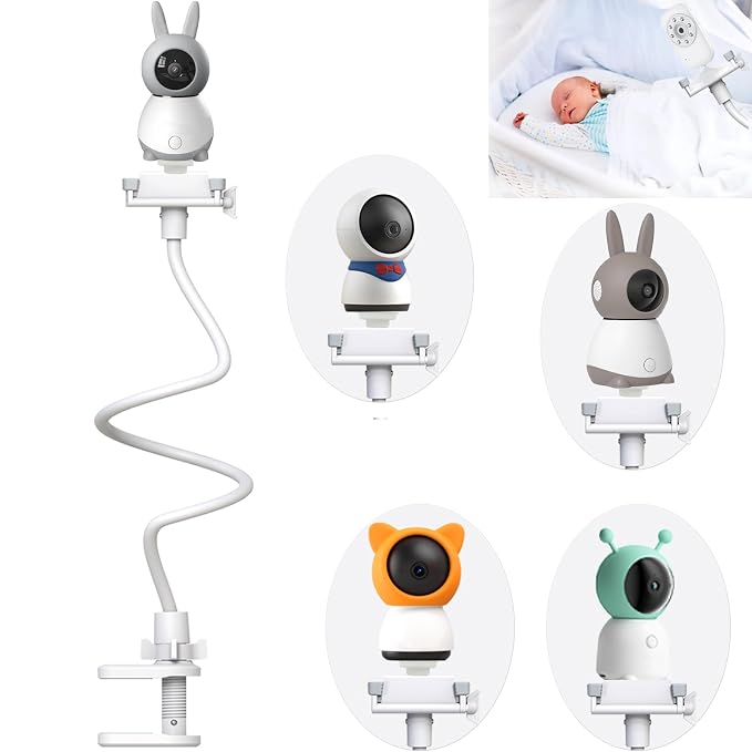 Baby Monitor Holder Mount for BOIFUN Baby 2S,Baby 5S,Baby 6T/ieGeek ‎Baby 1T/DEATTI BM101-M