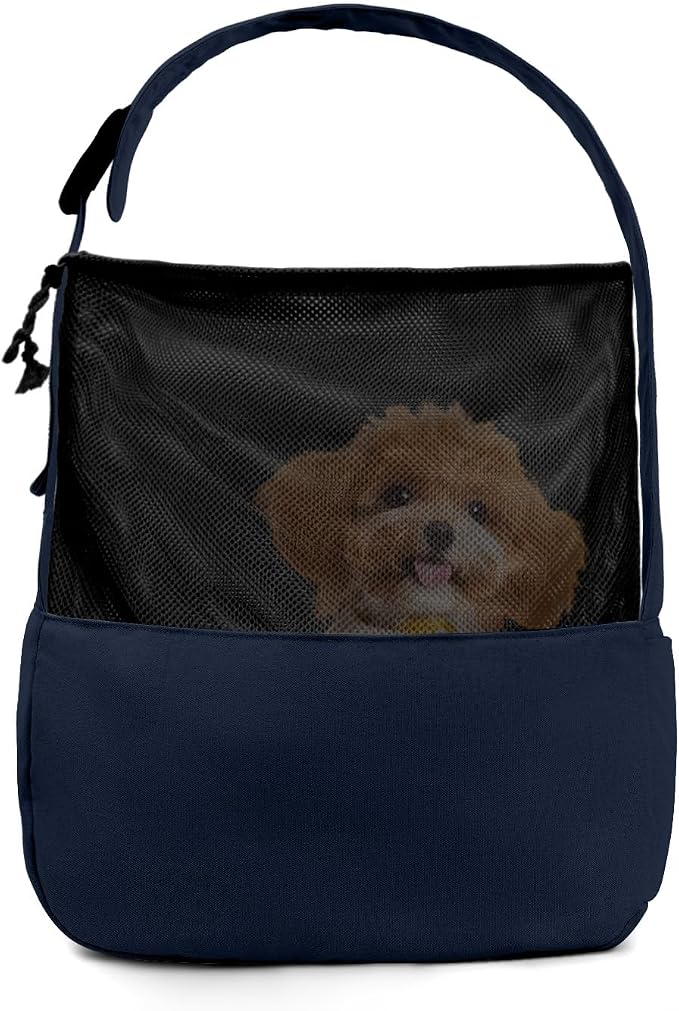 ONECUTE Dog Sling Carrier 15 lbs, Small Dog Carrier Sling for Cat & Puppies | Suitable For Carrying Pet 3-10lbs, Spacious Space So Pets Will Not Be Crowded, Adjustable Shoulder Straps And Breathable Mesh