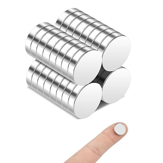 BEST CHOICE MAGNETS Small Magnets, 30 Pack Refrigerator Magnets 12x3mm | Rare Earth Magnets Neodymium Magnets for Crafts, Whiteboard, Kitchen Cabinet, 3D Printing