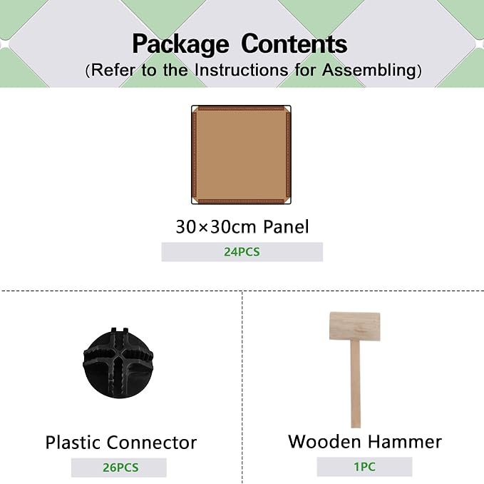 C&AHOME 6-Cube Storage Organizer Cube Shelf Closet Storage Bookcase, Brown | Stackable Cubby Storage, Bookshelf, Portable Plastic Storage Closet Organizer, DIY Modular Shelving Units for Home, Wardrobe