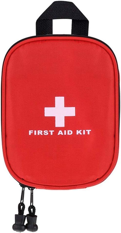 Nylon First Aid Kit Empty, Travel Empty First Aid Kit Pouch Bag for Emergency at Home, Office, Car, Outdoors, Boat, Camping, Hiking(Bag Only)