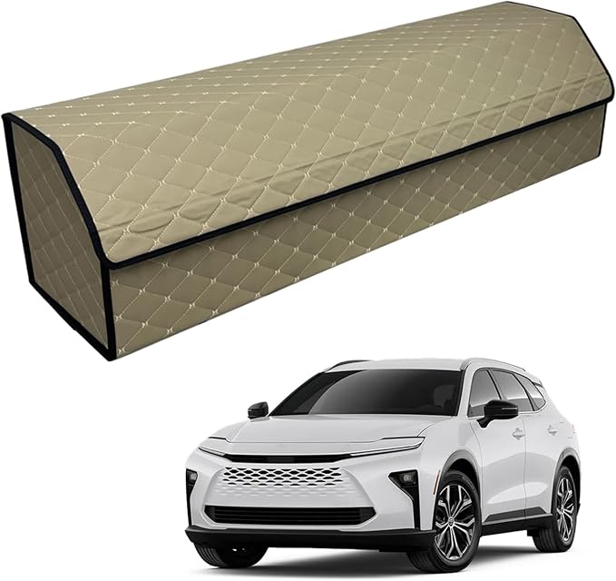 Car Trunk Organizer for For Toyota Crown Signia - Custom Fit,Large Space Outdoor Trunk Organizer with Leather,Hook and Loop Fastener,4-Layer Cover,For Toyota Crown Signia 2025