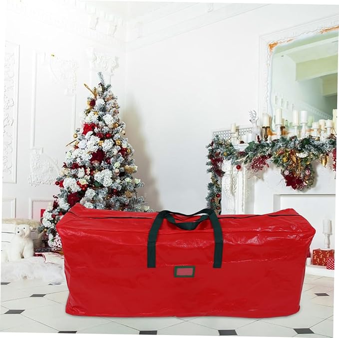 CHILDWEET Large Christmas Tree Storage Bag with Reinforced Handles Outdoor Organizer for Holiday Decorations for and Storage