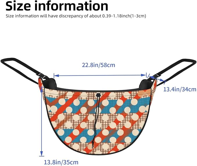 Dot Plaid Car Seat Organizer-Backseat Storage Bag for Travel | Waterproof Durable. Holds Snacks Gear Essentials. Fits Most Cars.