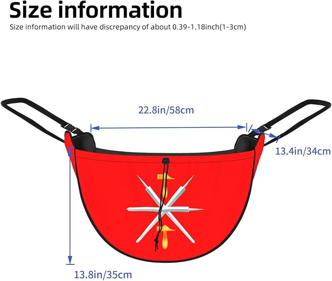 Flag of Tula Oblast Car Seat Organizer-Backseat Storage Bag for Travel | Waterproof Durable. Holds Snacks Gear Essentials. Fits Most Cars.