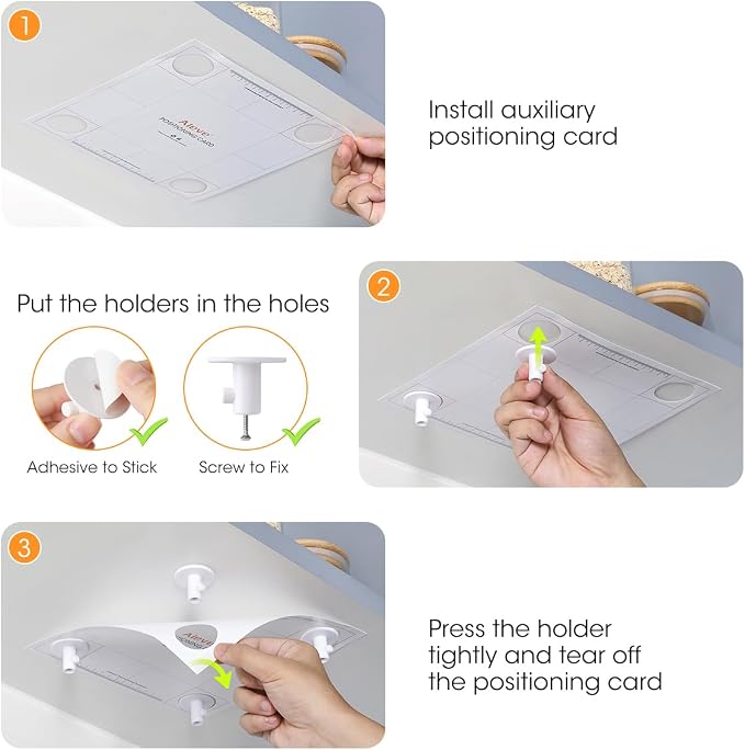 AIEVE 4 Pack Stand Mixer Attachment Holders Compatible with Kitchenaid Mixer Accessories,Flex Edge Beater, Flat Beater, Dough Hooks and Wire Whip Organizer