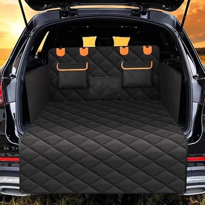 Cargo Liner for Dog for Caddy ALLTRACK Caddy III IV 2015-2019 | Durable waterproof; anti-slip scratch resistant; pet trunk cover; pet travel accessories; suv trunk protector