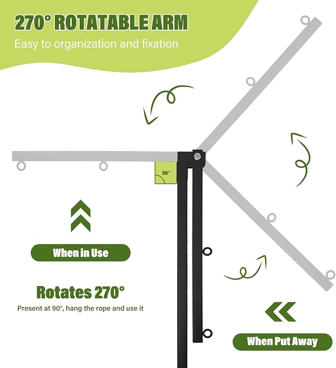 Dog Grooming Arm 35" with Hammock, Haunch Holder for Small Medium Pets | Adjustable 18"-35" Dog Grooming Table Stand with Loop Noose, Fits 2" tables, for Small/Medium Dogs under 30 lbs