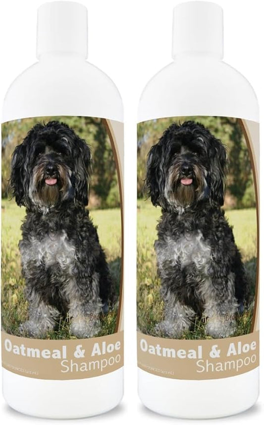 Healthy Breeds Maltipoo Oatmeal Shampoo with Aloe 16 oz (Pack of 2)