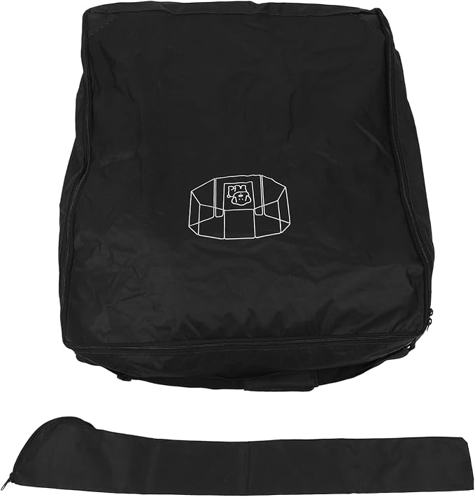 Dog Playpen Storage Bag, Heavy Duty Oxford Carrying Cases, Portable Organizer with Pockets, Ideal for RV Travel, Camping & Outdoor Use