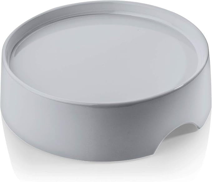 CatGuru Food Table for Cat Bowls, Elevated Feeding Station for Cat Food Bowl, Raised Stand for Pet Food and Water Bowls, Pet Feeder for Indoor Cats, Stress Free Stand for Pet Dishes or Plates (Grey)