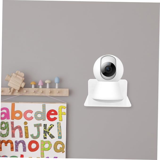 MERRYHAPY 3pcs Security Camera Holder Wall Mount Holder Router Wall Mount Rack Monitor Storage Rack