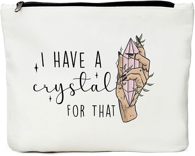Funny Witchy Gifts Makeup Bag Witch Stuff Witch Accessories Cosmetic Bags | Spooky Gifts for Women Witchcraft Lover Girl Sister Tarot Cards Beginners Halloween Birthday Gift Travel Toiletry Bag