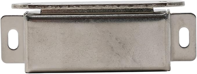 304 Stainless Steel Magnetic Cabinet Latch with 40kg Pull Force, Door Catch for Kitchen Bathroom and RV Use(L)