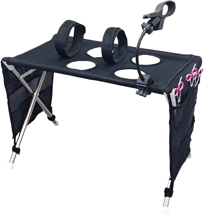 Dog Grooming Table - Pet Grooming Station, Foldable Groomings Hammock | Grooming Arm, Pet Bathing Station, Dog Grooming Supplies For Home Washing Drying Brushing Trimming Nail Care Puppy Cat