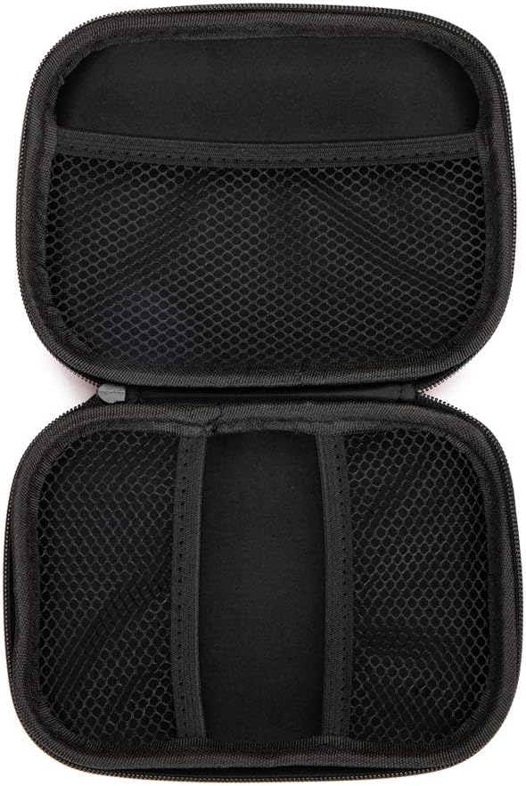 EVA Hard Red Medical Bag - Round, Emergency Responder, Camping, Outdoors (6.8x5.3x2.2 Inches)