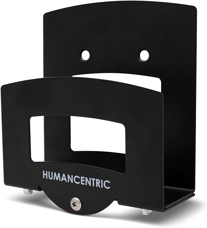 HumanCentric Cable Box & Modem Mount | Adjustable Wall Mount | For Small & Wide Devices, Cable Boxes, Modems, DVD Players, Streaming Media Devices, Mount Behind TV, Hardware Included