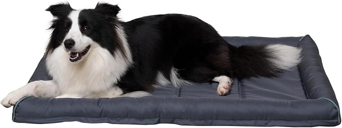 BALANCE Oxford Dog Bed for Large Dogs, Waterproof Dogs Crates Pad Outdoor Dog Crate Mat, Wipe Clean & Easy Rinse, 36 inch