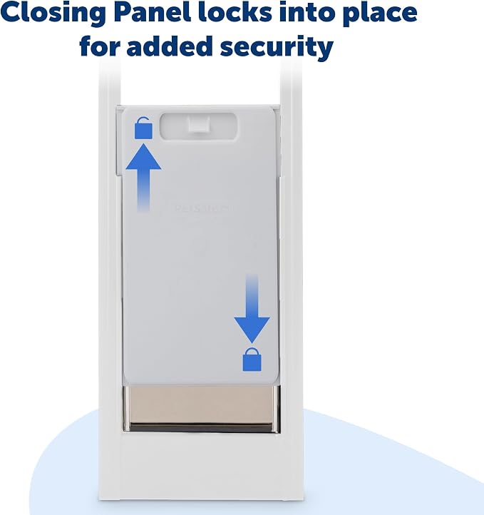 PetSafe Sliding Glass Pet Door, 1 Piece, Medium Dogs to 40 lbs, White