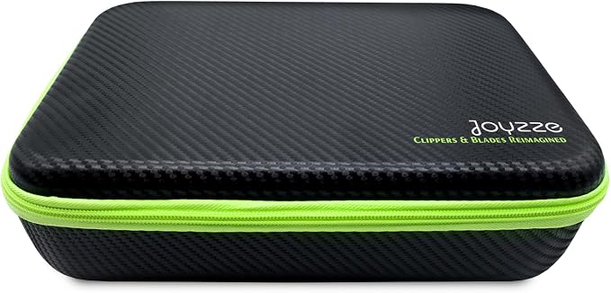 Blade Storage Case for 22 Blades - Clipper Blade Organizer (Green) | Keeps a full set protected, separated and easy to carry between salon, van and mobile grooming jobs