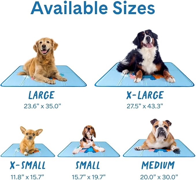 The Green Pet Shop Cool Pet Pad - Extra Small, Disney’s Stitch - Self-Cooling, Pressure Activated Mat for Dogs & Cats from 0-8 lbs - Non-Toxic Gel, No Water Needed