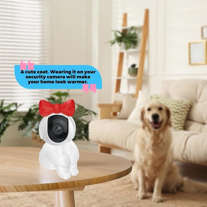 Creative Indoor Camera Housing for Baby Monitor, Dog Camera, Suitable only for Spherical Monitor Device Decorations（Housing only no Monitoring Equipment）