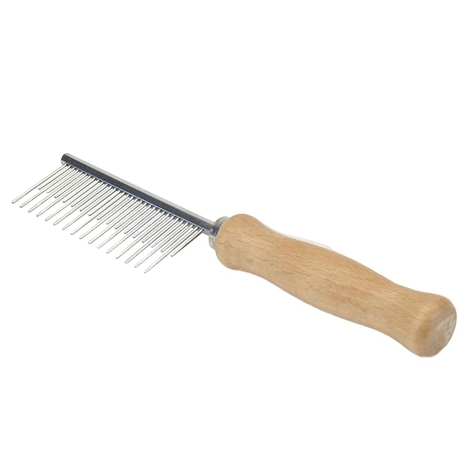 Coastal Pet Safari Dog Shedding Combs - Dog Shedding Brush for Dogs with Short and Long Hair - Different Sized Teeth for Undercoat Rake - 7" x 1.5"