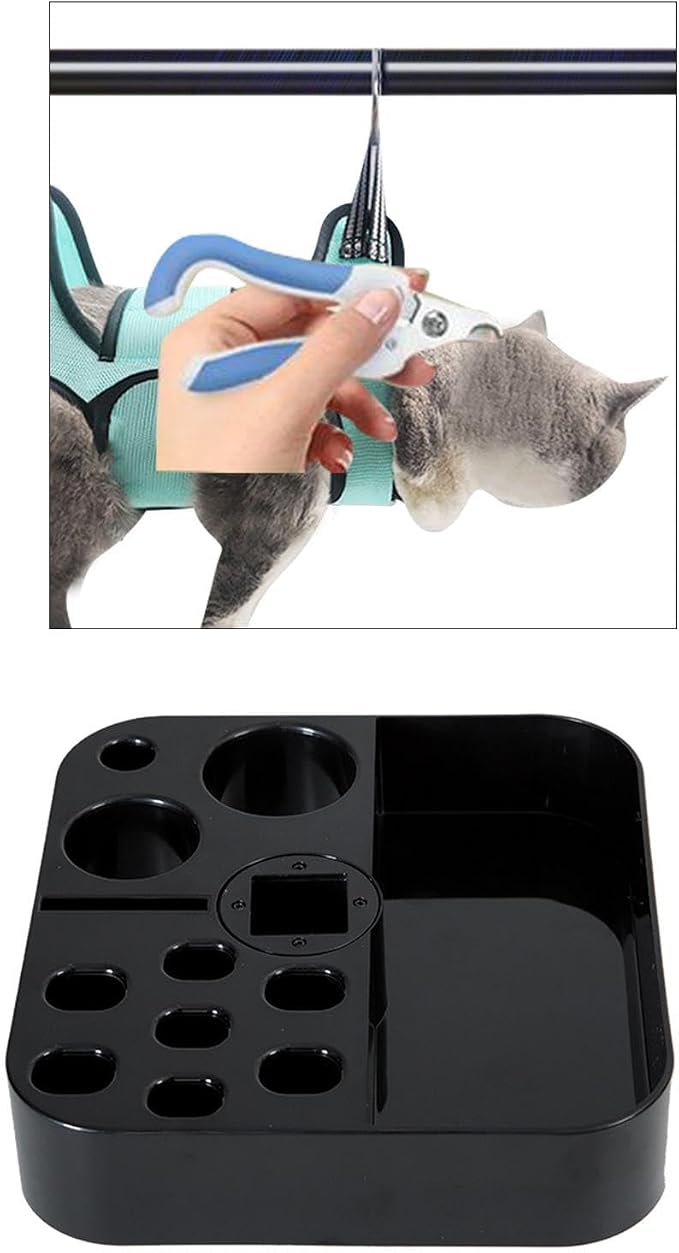 Pet Grooming Tool Storage Box Rotatable Multifunction Large Capacity Brushes Organizer Dog Comb Boxes for Pet Cat Accessories